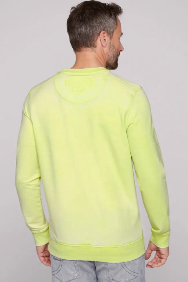 Herren CAMP DAVID & SOCCX Sweatshirt mit Prägedruck poison ivy