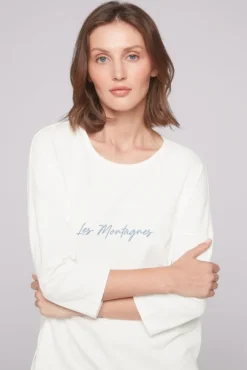 Damen CAMP DAVID & SOCCX Sweatshirt mit tonigen Rubber Prints