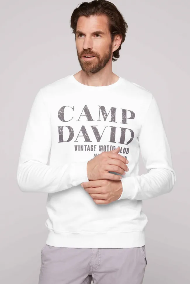 Herren CAMP DAVID & SOCCX Sweatshirt mit Vintage Print