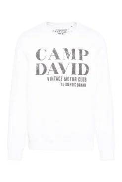 Herren CAMP DAVID & SOCCX Sweatshirt mit Vintage Print