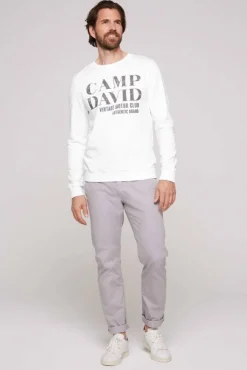 Herren CAMP DAVID & SOCCX Sweatshirt mit Vintage Print