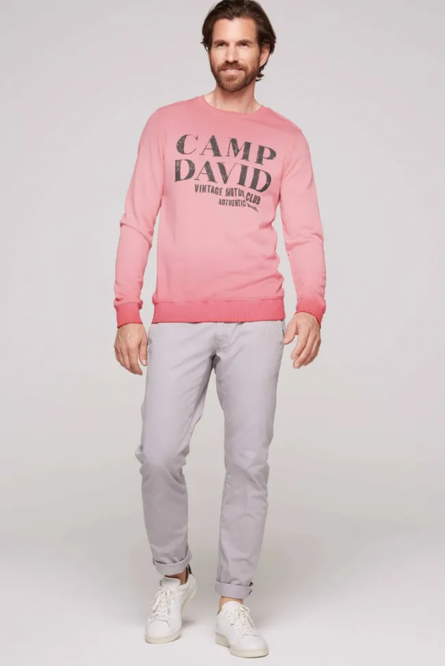 Herren CAMP DAVID & SOCCX Sweatshirt mit Vintage Print