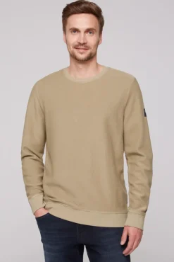 Herren CAMP DAVID & SOCCX Sweatshirt Reversed mit Patch-Print