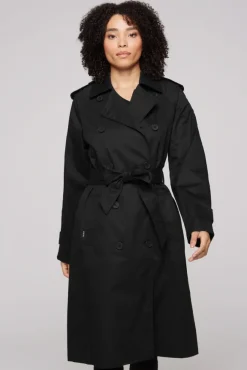 Damen CAMP DAVID & SOCCX Trenchcoat mit Bindegürtel