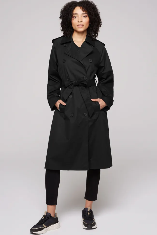 Damen CAMP DAVID & SOCCX Trenchcoat mit Bindegürtel