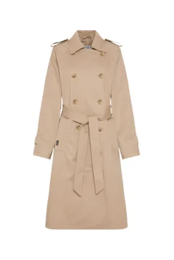 Damen CAMP DAVID & SOCCX Trenchcoat mit Bindegürtel dark stone beige