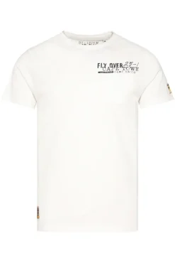 Herren CAMP DAVID & SOCCX T-Shirt mit Brusttasche und Rücken-Artwork