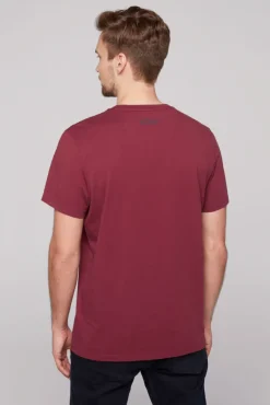 Herren CAMP DAVID & SOCCX T-Shirt mit Color-Blocking und Artwork