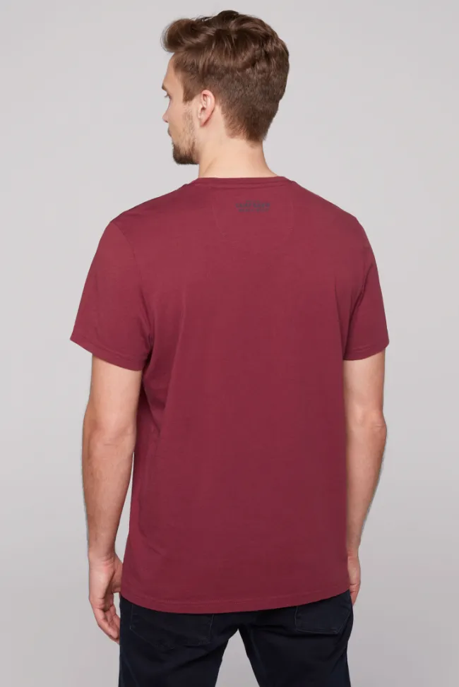 Herren CAMP DAVID & SOCCX T-Shirt mit Color-Blocking und Artwork
