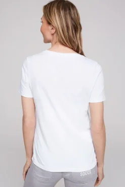 Damen CAMP DAVID & SOCCX T-Shirt mit Folienprint