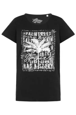 Damen CAMP DAVID & SOCCX T-Shirt mit Pailletten-Artwork