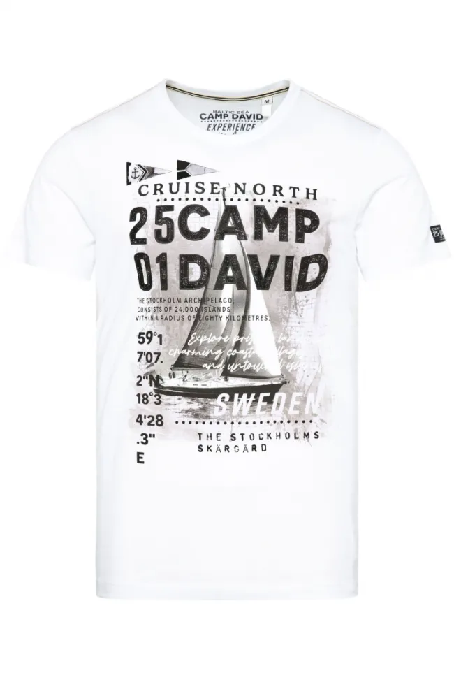 Herren CAMP DAVID & SOCCX T-Shirt mit Photoprint