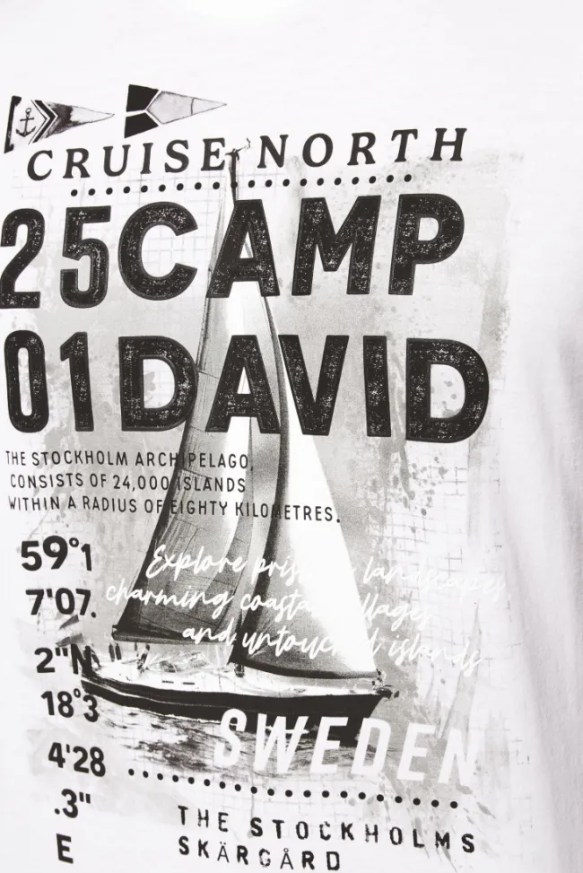 Herren CAMP DAVID & SOCCX T-Shirt mit Photoprint