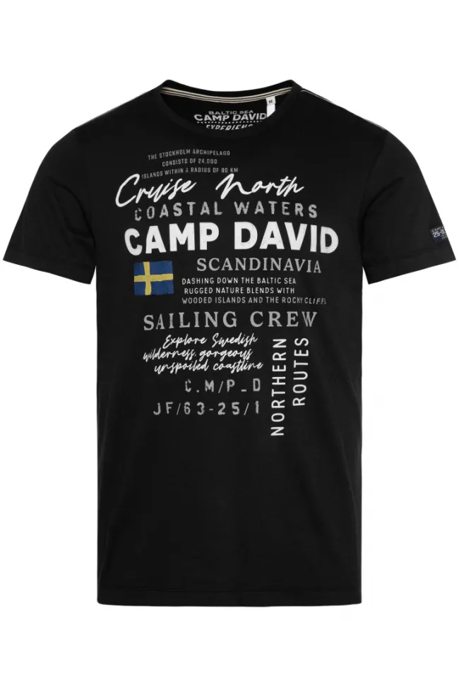 Herren CAMP DAVID & SOCCX T-Shirt mit Print Artwork