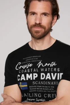 Herren CAMP DAVID & SOCCX T-Shirt mit Print Artwork