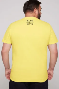 Herren CAMP DAVID & SOCCX T-Shirt mit Print Artwork light lime