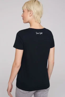 Damen CAMP DAVID & SOCCX T-Shirt  mit Wording Print