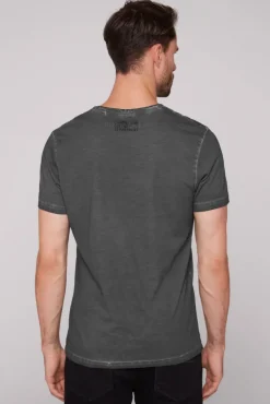 Herren CAMP DAVID & SOCCX T-Shirt Oil Dyed mit Photoprint