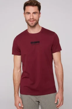 Herren CAMP DAVID & SOCCX T-Shirt Rundhals mit Logo Print