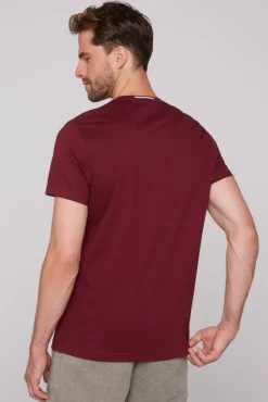 Herren CAMP DAVID & SOCCX T-Shirt Rundhals mit Logo Print