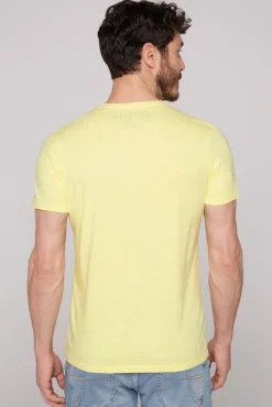 Herren CAMP DAVID & SOCCX T-Shirt V-Neck mit Brusttasche