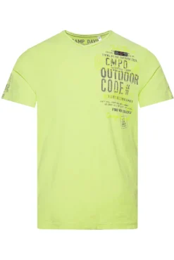 Herren CAMP DAVID & SOCCX V-Shirt mit Rubber Artworks poison ivy
