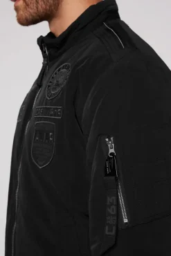 Herren CAMP DAVID & SOCCX Wattierter Fliegerblouson mit Patches