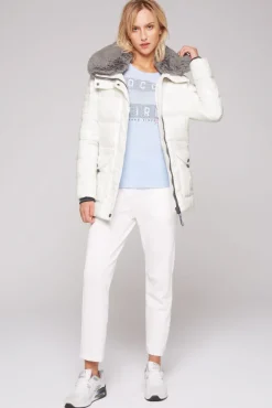 Damen CAMP DAVID & SOCCX Winterjacke mit hohem Kragen und Steppmuster