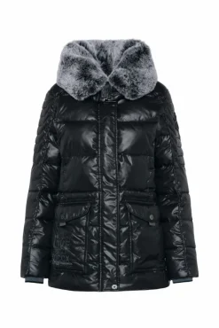 Damen CAMP DAVID & SOCCX Winterjacke mit hohem Kragen und Steppmuster