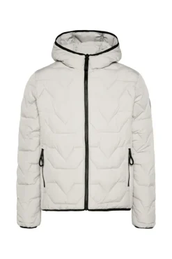 Herren CAMP DAVID & SOCCX Winterjacke mit Stepp-Design light grey